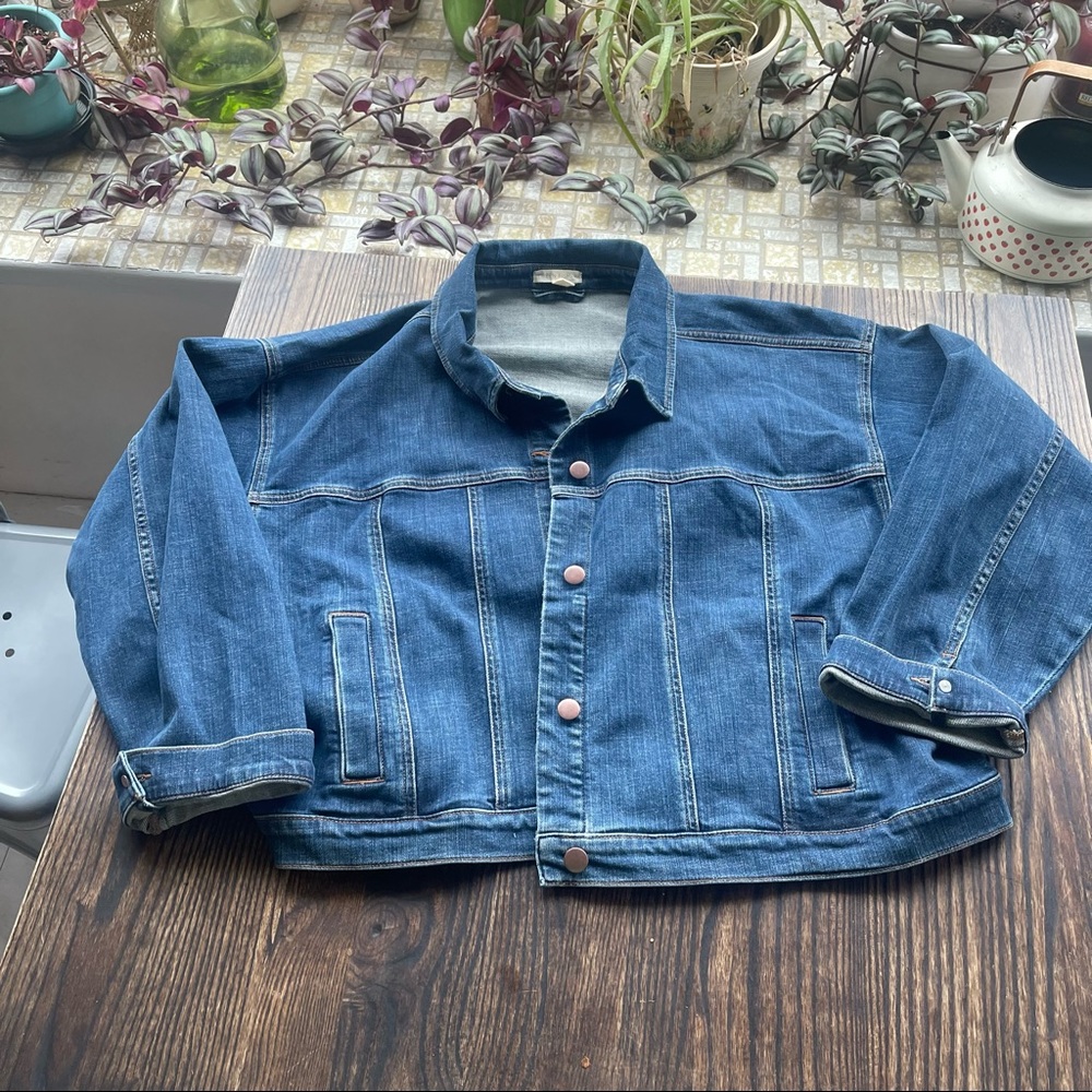 Eileen Fisher denim jacket
